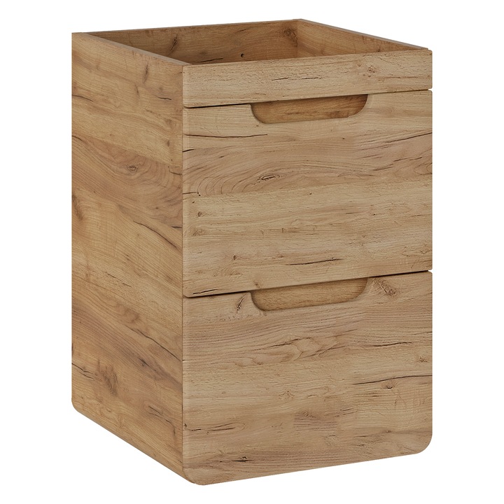 Sifonier baie 40cm, 2 sertare, Aruba Craft, Dab Craft, 40x41x59cm