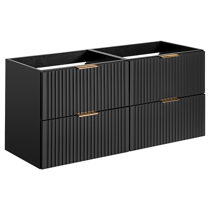 Set mobilier baie Adel Black, 120cm, Comand