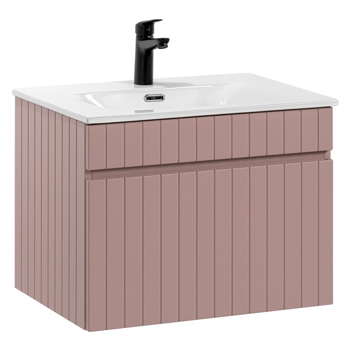 Set mobilier baie, Iconic Rose, 60cm, Antica Roz