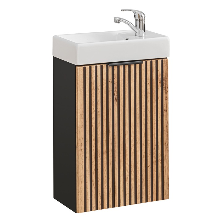 Set mobilier baie Xilo, 40cm, cu umywalka, 2 ani garantie