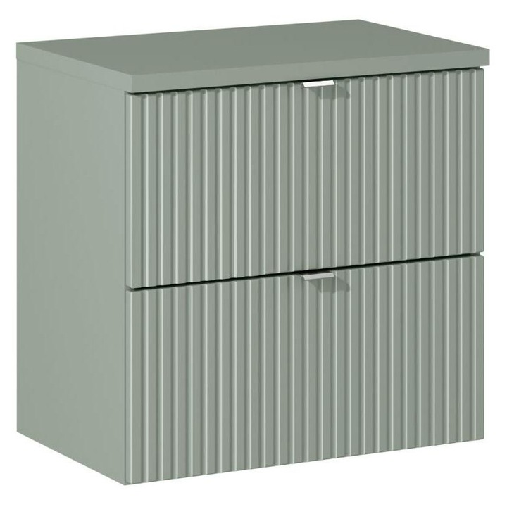 Dulap baie Line Reed Green, Comad, verde, 60 cm