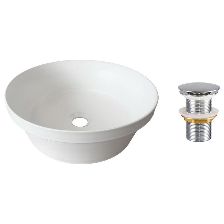 Set accesorii chiuveta Comad, 40x40cm, cu dop Click-Clack