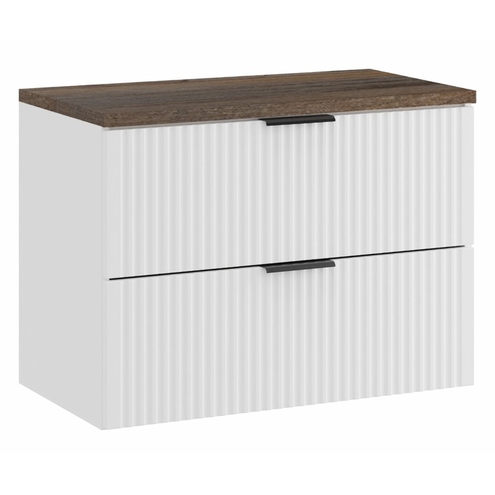 Set mobilier baie Adel White, 80x46cm