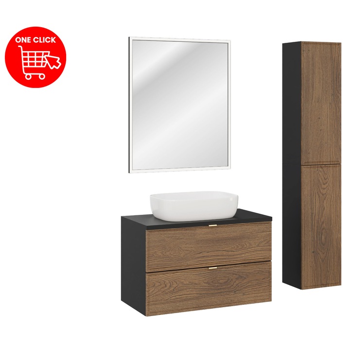 Set mobilier baie Talia Casella, 80 cm