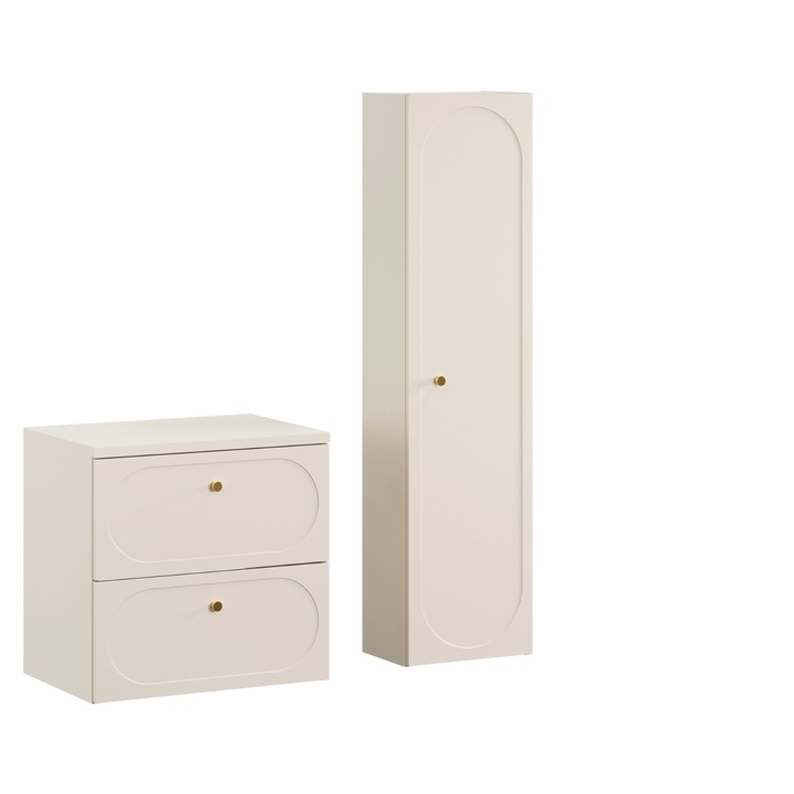 Set mobilier baie Comad, 60x46cm, din colectia Donna Sand