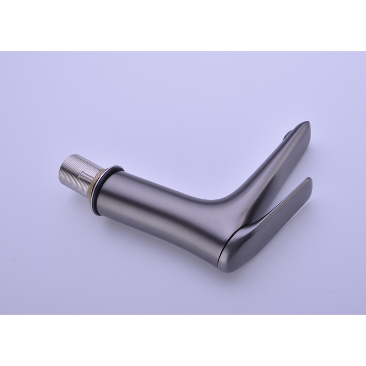 Baterie umywalkowa niska Comad, 4,8x17x15cm, mosiadz, gri