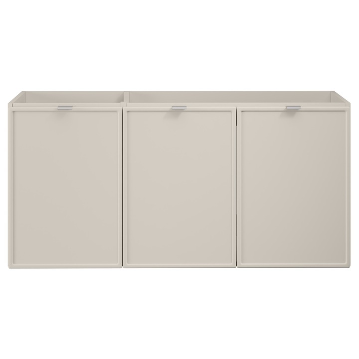 Comoda baie 120cm, Comad Bella Cashmere, 3 usi, 120x46x57cm
