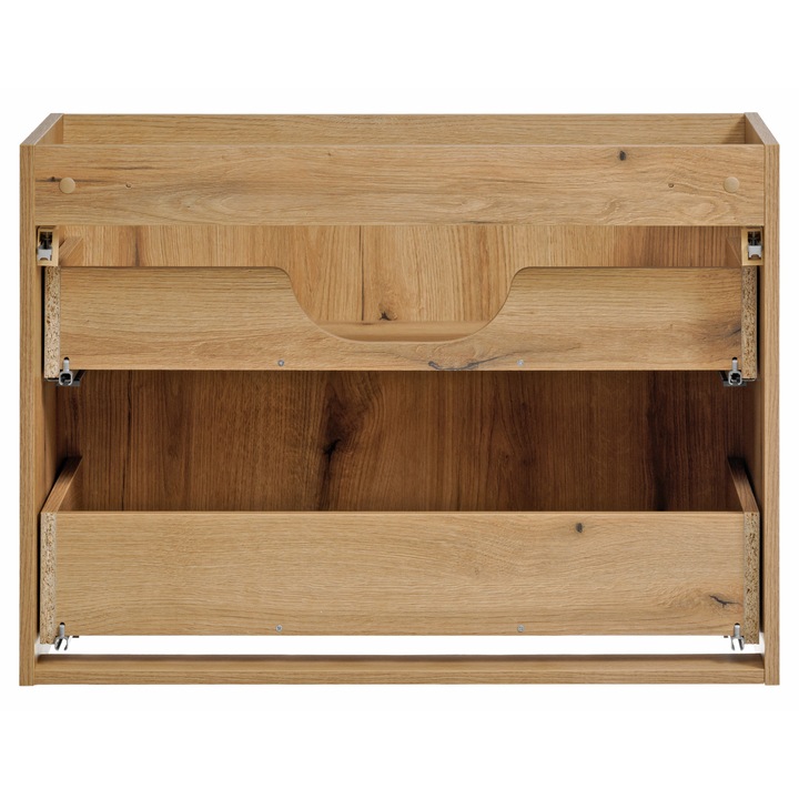 Dulap baie, Comad, sub chiuveta 80cm, 2 sertare, 80x39x57cm