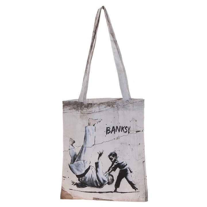 Чантичка за рамо, Carmani, с графити, платно