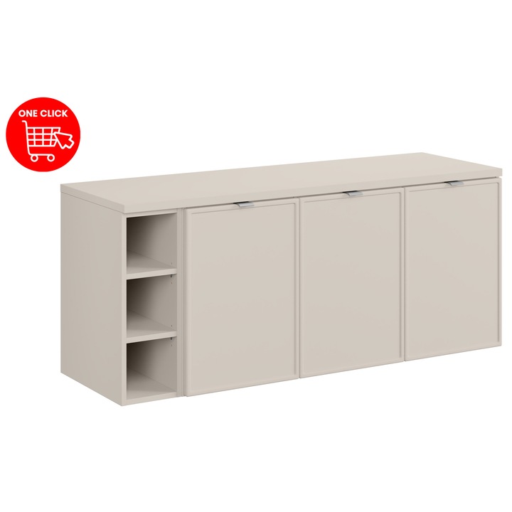 Set mobilier baie Bella Cashmere, 140x46cm