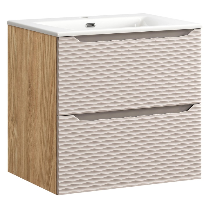 Set mobilier baie 60cm, Ocean Beige, 60x46cm