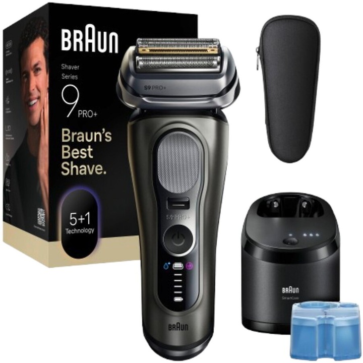 Aparat de ras electric statie SmartCare, 5 elemente de taiere, Wet & Dry