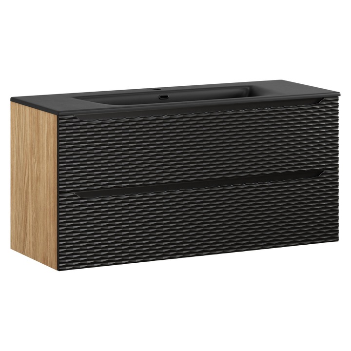 Set mobilier baie 120cm, Comad Ocean Black, 120x46cm