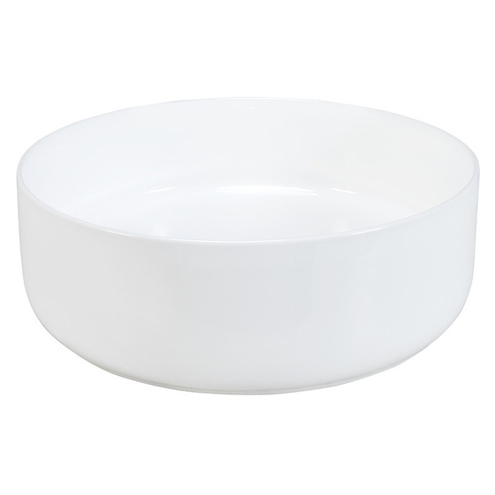 Lavoar nablat, Comad, alb lucios, 36,5x36,5x12cm, 2 ani garantie