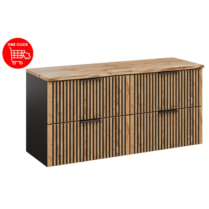 Set mobilier baie Xilo, 120x46cm