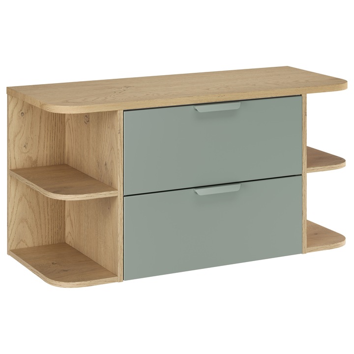 Set mobilier baie Comad Aster Green, 100x46cm