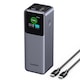 Baterie externa Ugreen PB722, Incarcare rapida, Display digital, 25000mAh, USB, 2x Type-C, 200W, QC, PD, 5V/3A, Gri