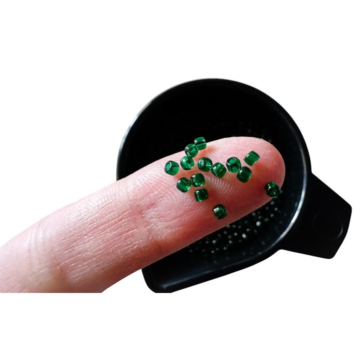 Margele japoneze din sticla pentru bijuterii handmade, rotunde 11/939, 10g