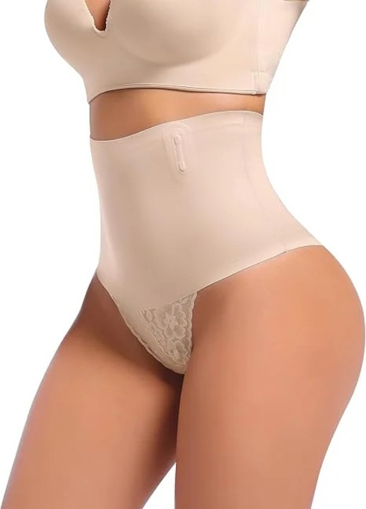 Chilot Modelator Tanga Seamless cu Control Abdominal – Annsuki, Talie Medie, Material Elastic Premium, Nude