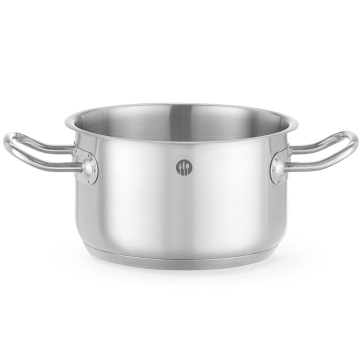 Hendi Kitchen Line közepes edény, 1.8L, 160x95mm, rozsdamentes acél, fedő nélkül