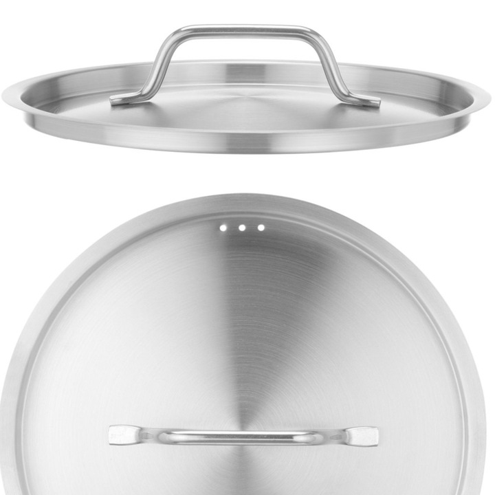 Capac pentru oala Hendi Profi Line, otel inoxidabil, 240mm, set