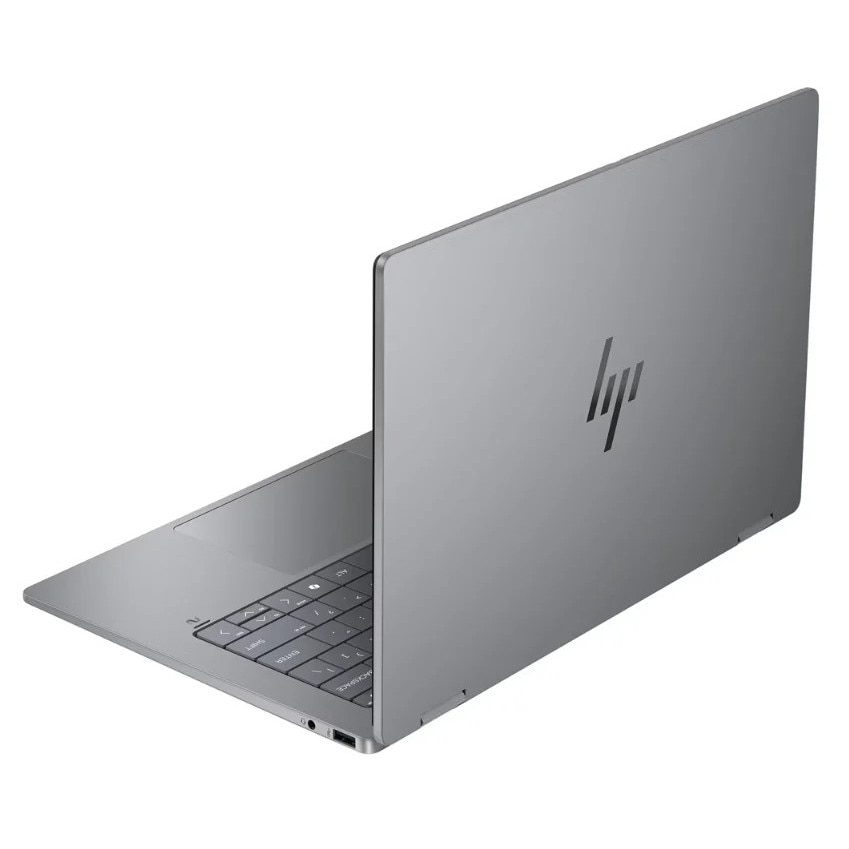 Laptop HP OmniBook X Flip Next Gen AI 14-FK0002NA, AMD Ryzen AI 7 350 pana la 5GHz, 14" 2K Touch, 16GB, SSD, 1TB, AMD Radeon 860M, Windows 11 Home, Gri
