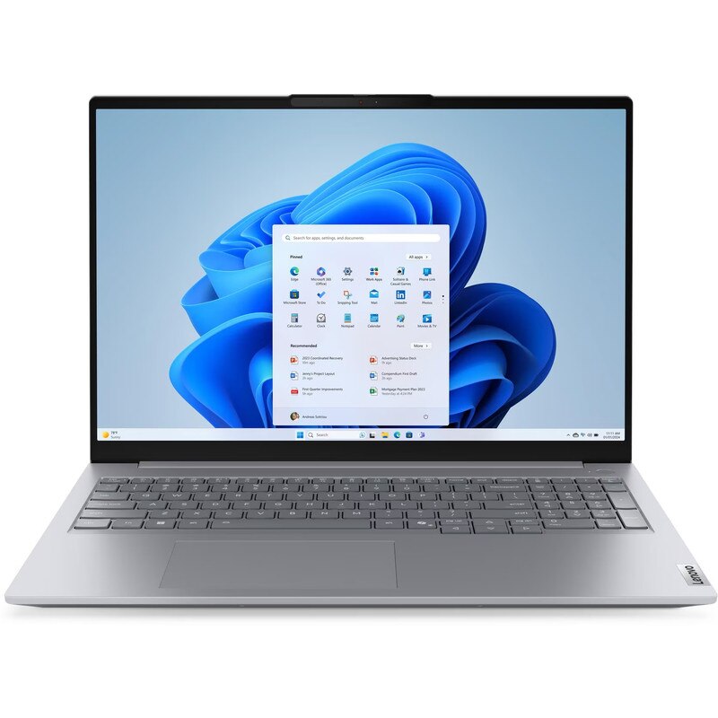 Laptop Lenovo 16'' ThinkBook 16 G9 IRL, WUXGA IPS, Procesor Intel® Core™ 5 210H (12M Cache, up to 4.80 GHz), 32GB DDR5, 1TB SSD, Intel Graphics, Win 11 Pro, Arctic Grey