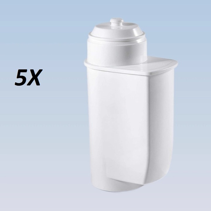 Комплект от 5 филтъра за кафе машина, съвместими с Brita Intenza, Bosch TCZ7003, пластмасови, лесни за инсталиране