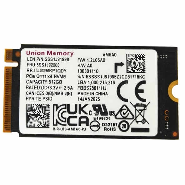 SSD Samsung PM991a 256Gb NVMe PCIe Gen3 x4 M.2 2242 (mzalq256hbjd