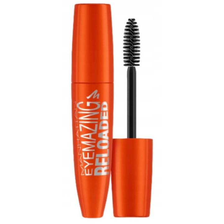 Szempillaspirál, Manhattan Eyemazing Reloaded, 002 Negru, 12 ml