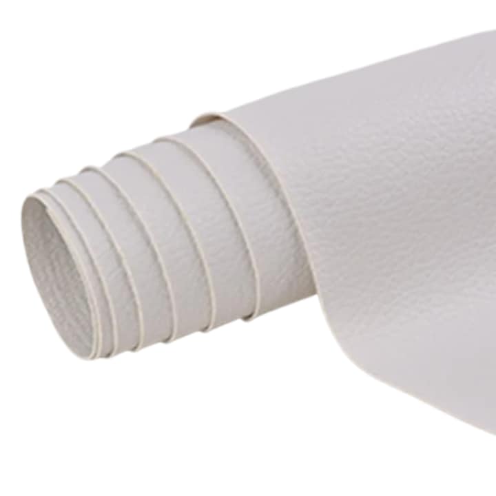 Petic pentru reparat piele, Piele sintetica, Autoadeziv, CRT, Premium Leather, 20 x 30 CM, Alb