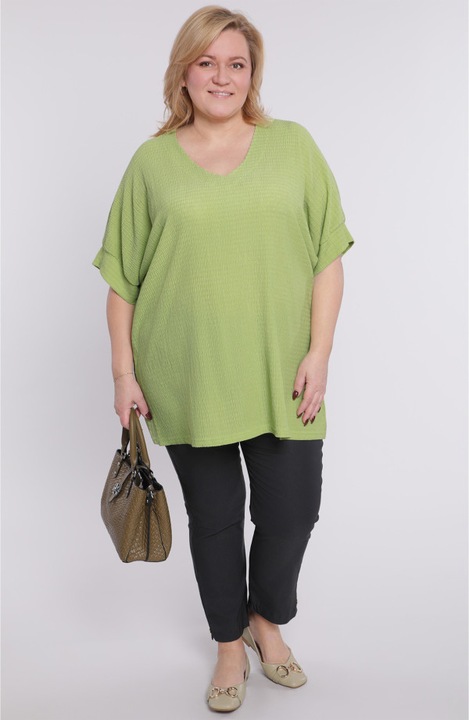 Világoszöld egyszerű tunika 46/48