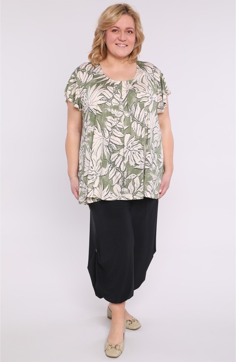 Tunica cu model verde 54/56