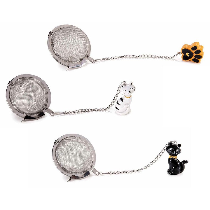 Комплект от 3 инфузера за чай "Котенца" 2x1x3.5 см