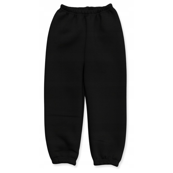 Pantaloni sport copii Dartomik, bumbac/poliester, negru