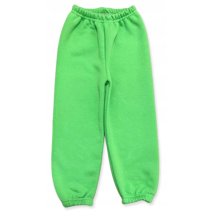 Pantaloni sport copii, Dartomik, bumbac/poliester, verde deschis