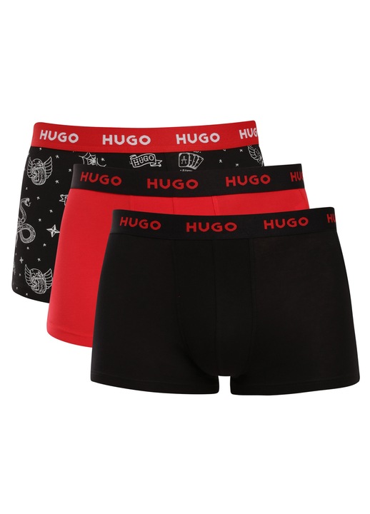 Set de 3 boxeri HUGO, lenjerie intima barbati
