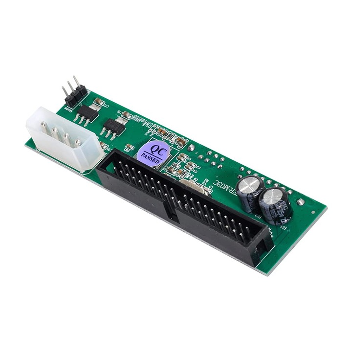 PATA-SATA adapter, JESWO, 40 tűs, 150MB/s, Plug and Play, 9.8x2.7 cm, zöld