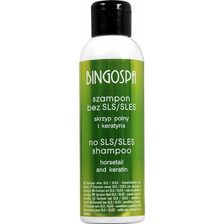 Sampon BINGOSPA cu coada caluiui si Keratina, 150ml