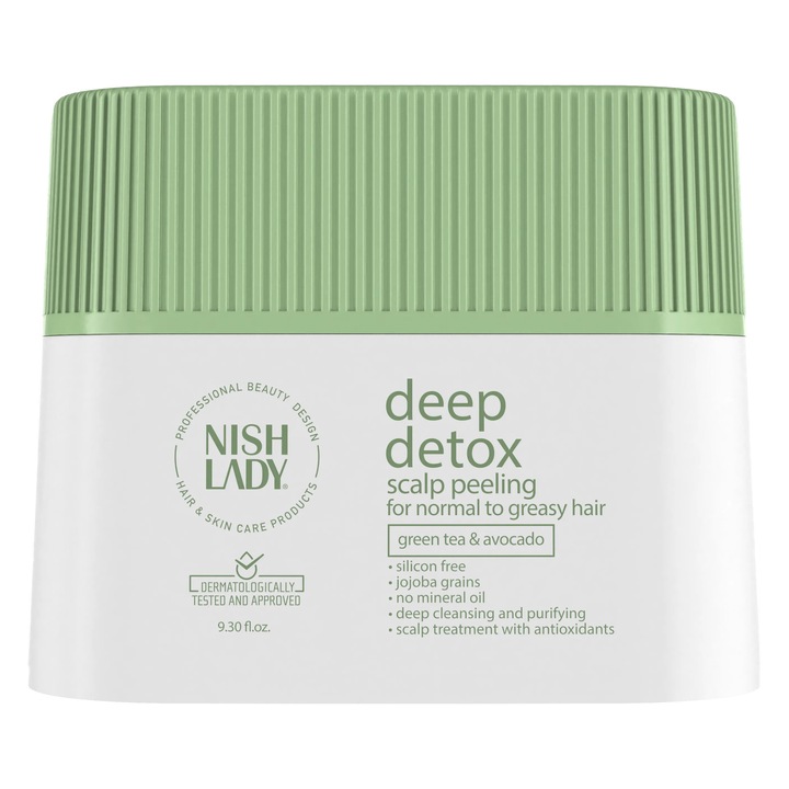 Mélytisztító hajpakolás Nishlady Deep Detox Hair Mask