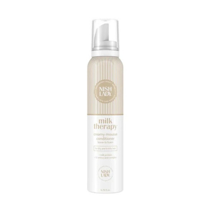 Cremă-spumă Nishlady Milk Therapy Balsam cremos spumă 200 ml