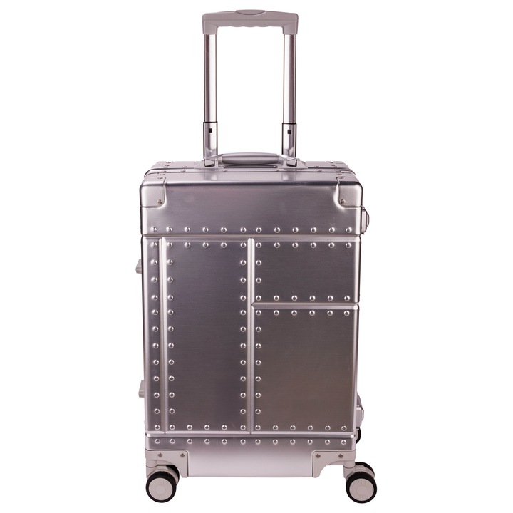 Troler mic Sagrada Catalana, aluminiu, 40L, argintiu, 53x34x20cm