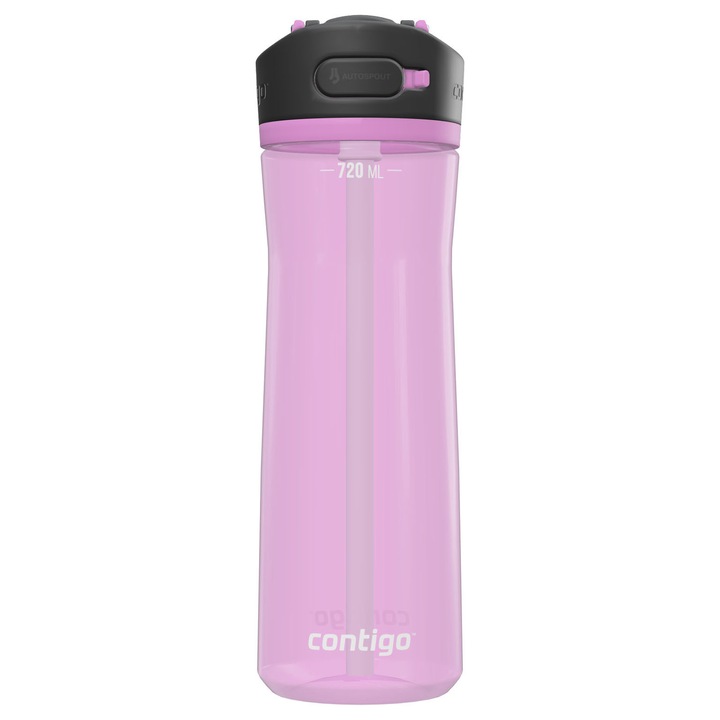 Sticla de apă Contigo Ashland 2.0, 720 ml, Pansy, capac AutoSpout, rezistentă, fără BPA
