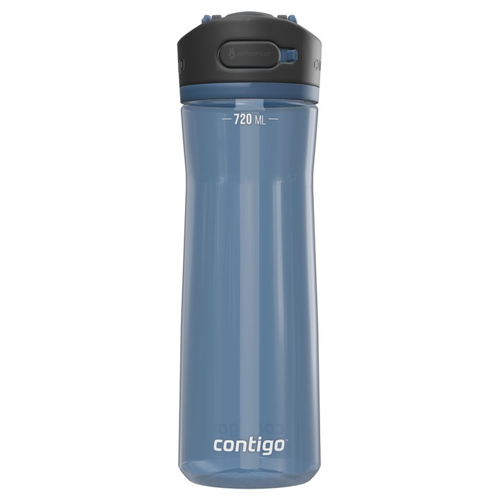 Sticla de apă Contigo Ashland 2.0, 720 ml, albastru, capacitate 720 ml, material Tritan