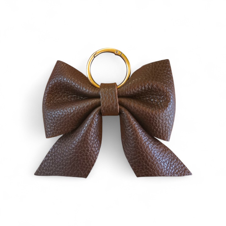 Funda decorativă din piele Tinna, Colectia Dolce, 12x10cm, maro, ambalaj cadou cu fereastră