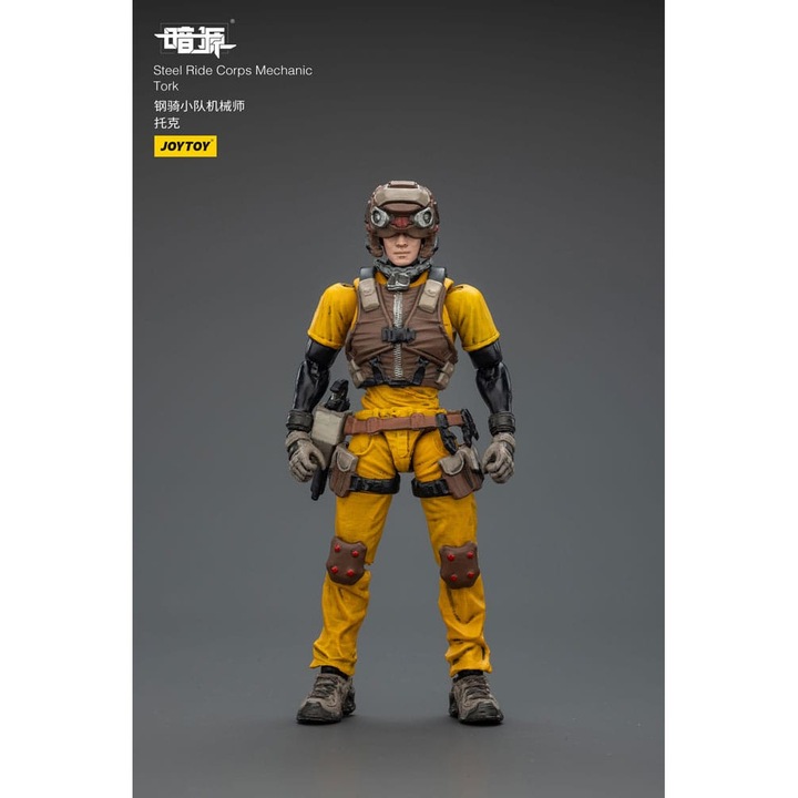Екшън фигурка Joy Toy, 7 см, Mechanic Tork Steel Ride Corps, с аксесоари, многоцветна