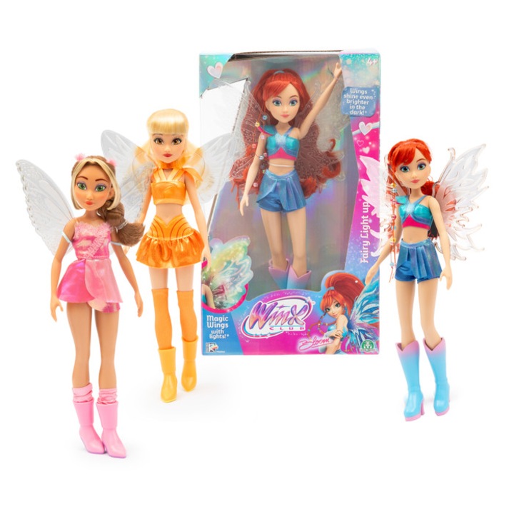 WINX 3 modele, papusi, 27 cm
