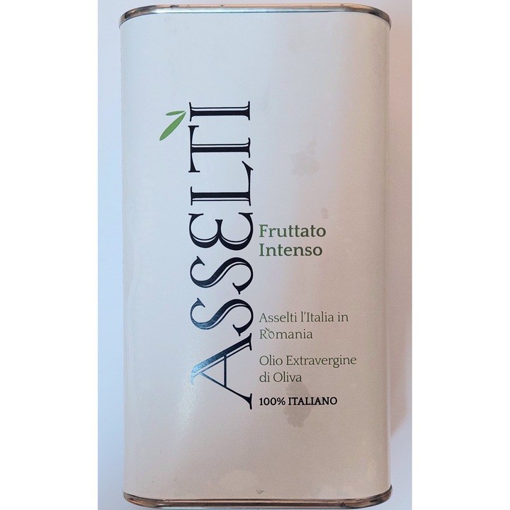 Ulei de masline extravirgin categorie superioara1l, din prima presare la rece a maslinelor, Fara pesticide, Gust fructat intens