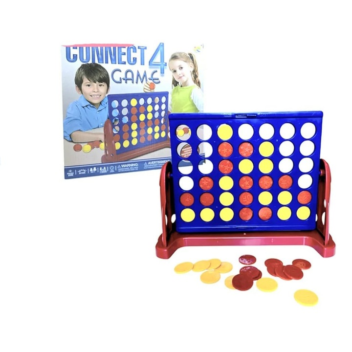 Joc de societate si logica, Connect 4 in linie, multicolor