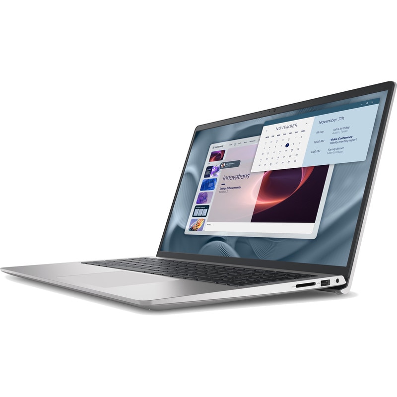 Laptop DELL 15.6'' Pro 15 Essential PV15250, FHD 120Hz, Procesor Intel® Core™ i7-1355U (12M Cache, up to 5.00 GHz), 16GB DDR5, 512GB SSD, Intel Integrated Graphics, Win 11 Pro, Platinum Silver, 3Yr ProSupport